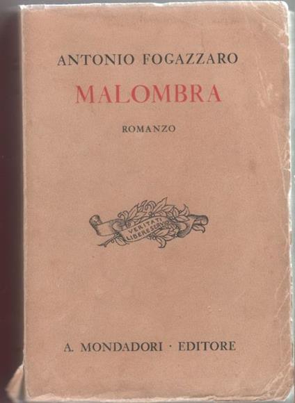 Malombra - Antonio Fogazzaro - Antonio Fogazzaro - copertina