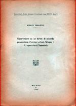 Osservazioni su un ibrido Penelope pileata W. x P. supercilaita T