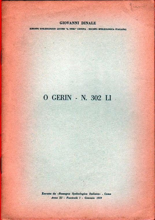 O Gerin - n. 302 LI - copertina