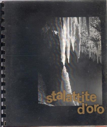 Stalattite d'oro. Prima rassegna nazionale di fotografia speleologica. Torino 1961 - copertina