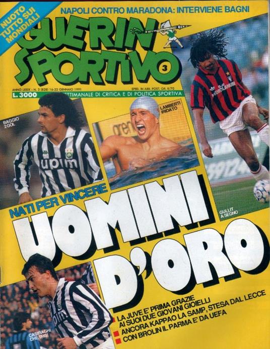 Guerin Sportivo n. 3. 1991 - copertina