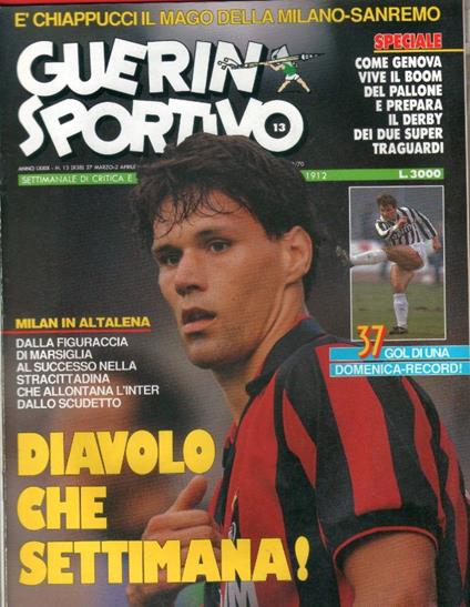 Guerin Sportivo n. 13. 1991 - copertina