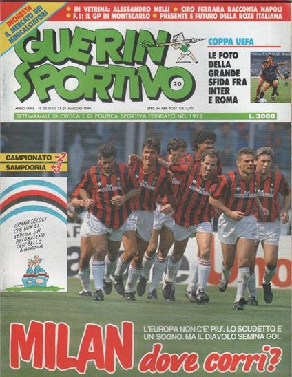 Guerin Sportivo n. 20. 1991 - copertina