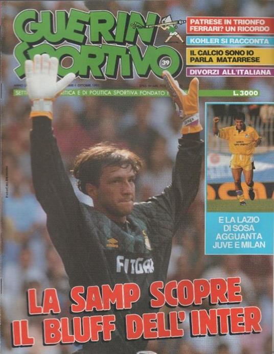 Guerin Sportivo n. 39. 1991 - copertina