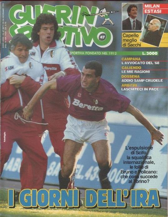 Guerin Sportivo n. 47. 1991 - copertina