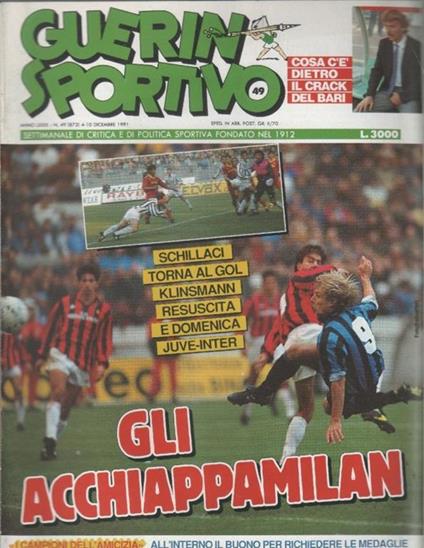 Guerin Sportivo n. 49. 1991 - copertina