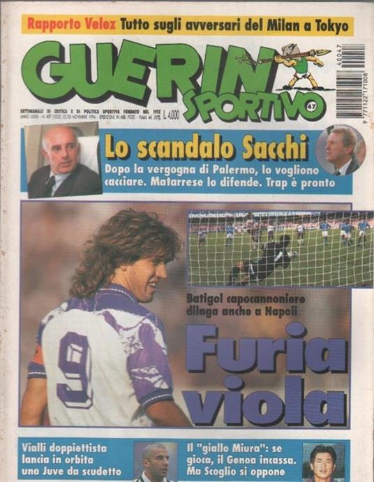 Guerin Sportivo n. 47. 1994 - copertina