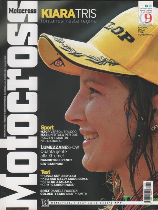 Motocross. Rivista, n. 9, settembre 2014 - copertina