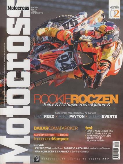 Motocross. Rivista, n. 2, febbraio 2014 - copertina