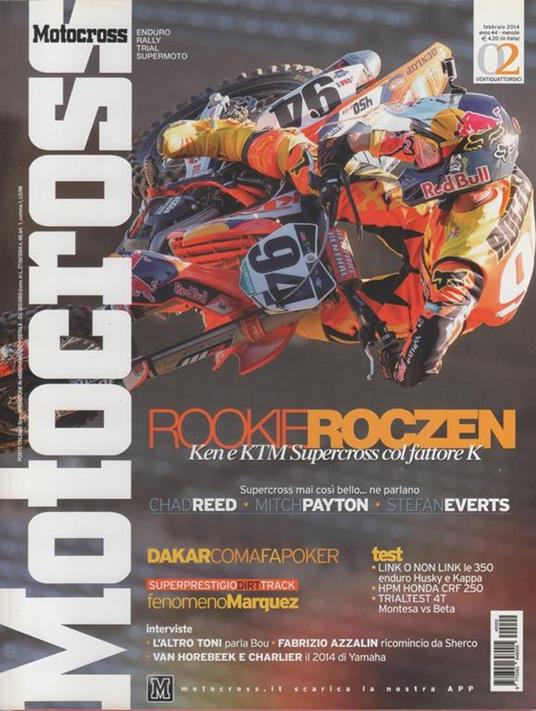 Motocross. Rivista, n. 2, febbraio 2014 - copertina