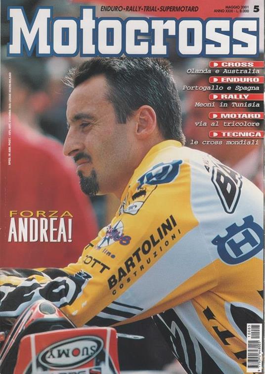 Motocross. Rivista, n. 5, maggio 2001 - copertina