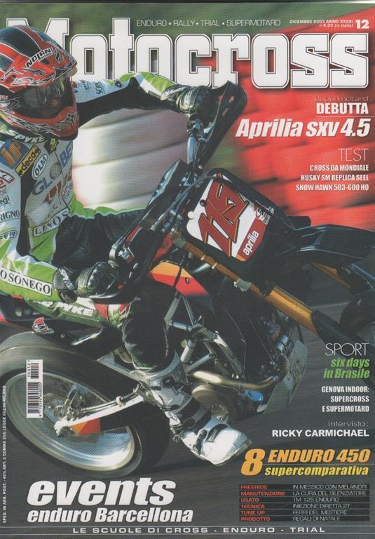 Motocross. Rivista, n. 12, dicembre 2003 - copertina