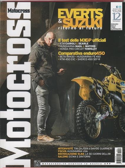 Motocross. Rivista, n. 12, dicembre 2015 - copertina