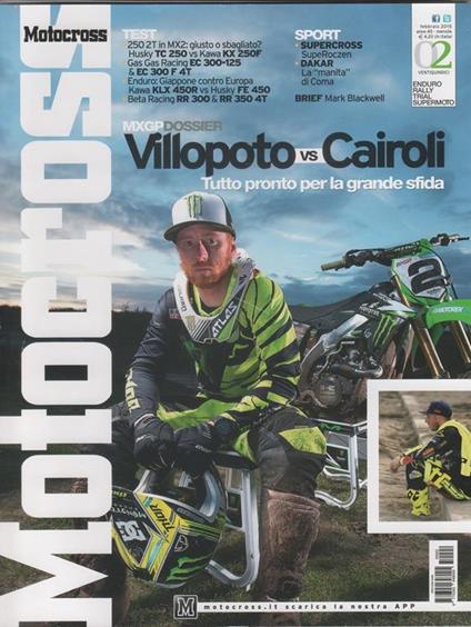 Motocross. Rivista, n. 2, febbraio 2015 - copertina