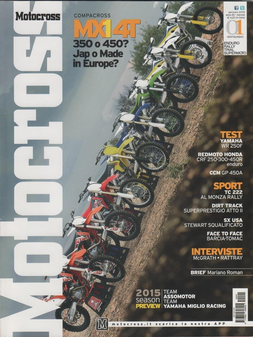 Motocross. Rivista, n. 1, gennaio 2015