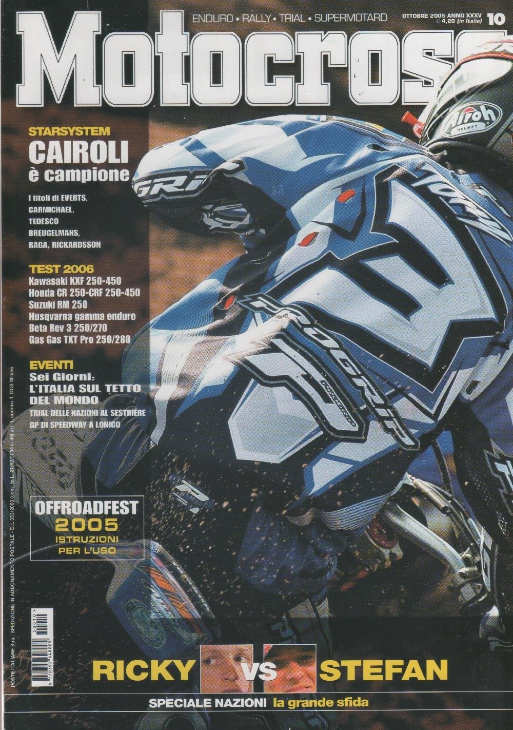 Motocross. Rivista, n. 10, ottobre 2005