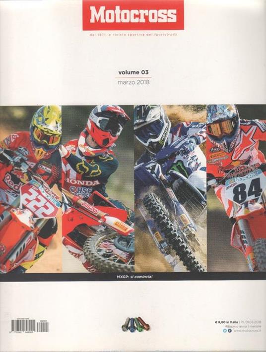 Motocross Magazine. Rivista, n. 3, marzo 2018 - copertina