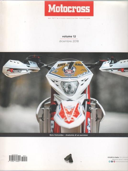 Motocross Magazine. Rivista, n. 12, dicembre 2018 - copertina