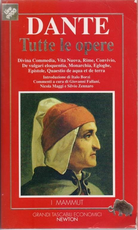 Date Tutte le opere - Dante Alighieri - copertina
