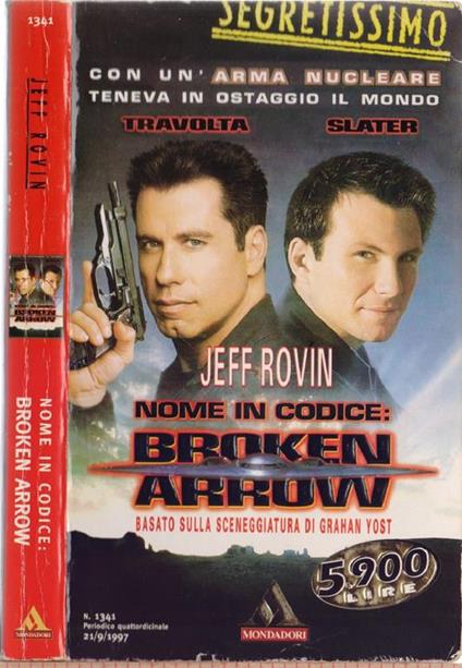 Nome in codice Broken Arrow Segretissimo nr. 1341 - Jeff Rovin - copertina
