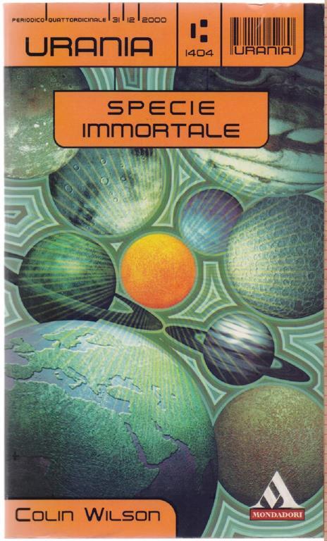 Specie immortale - Colin Wilson - Urania 1404 - Colin Wilson - copertina