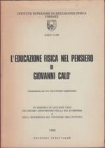 L' educazione fisica nel pensiero di Giovanni Calò