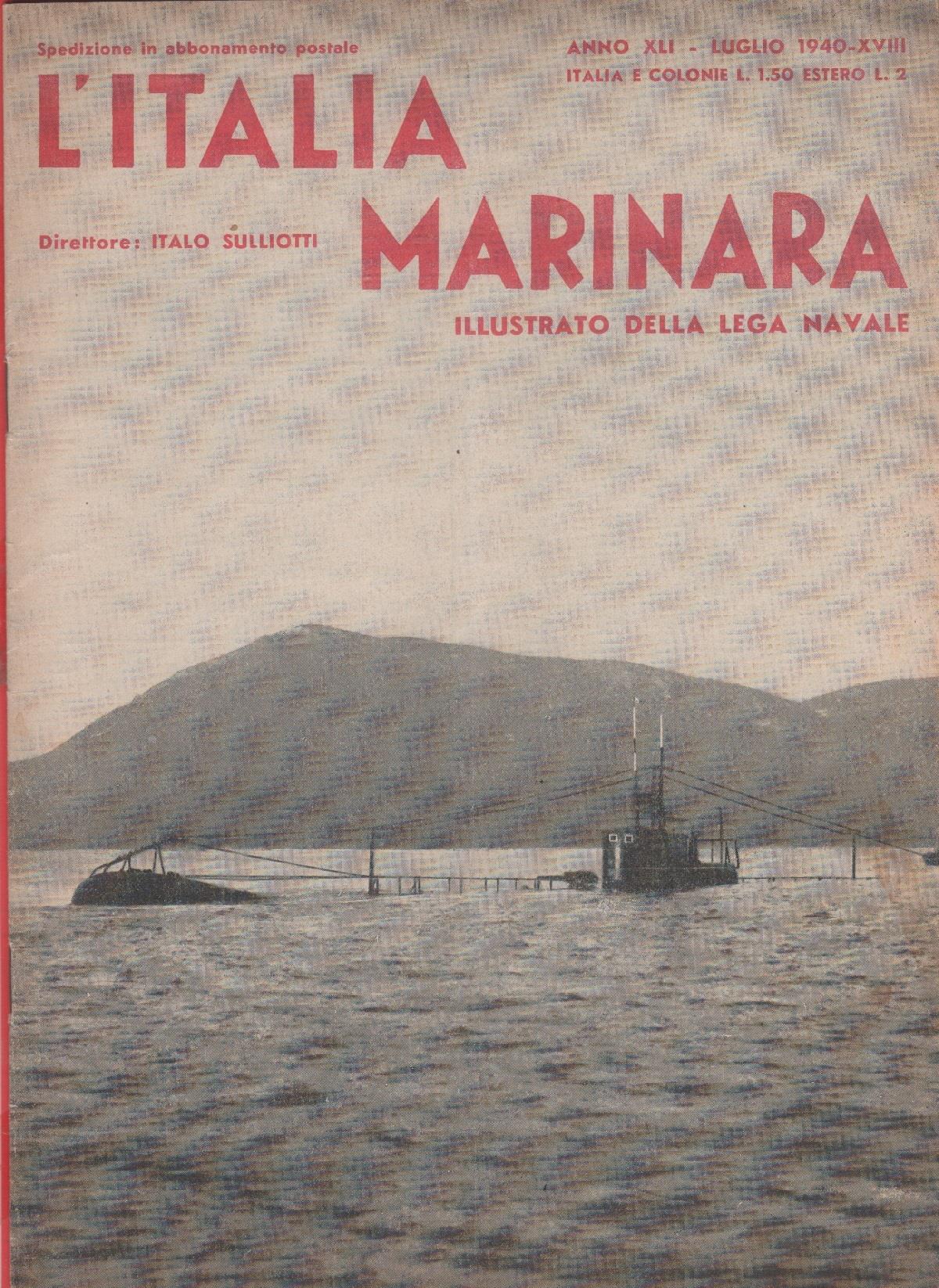 L' Italia marinara, luglio 1940