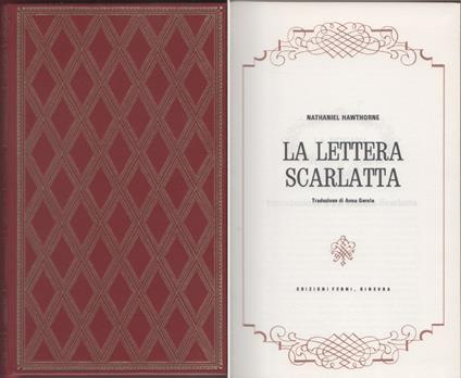 La lettera scarlatta - Nathaniel Hawthorne - Nathaniel Hawthorne - copertina