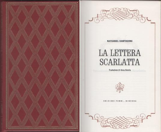 La lettera scarlatta - Nathaniel Hawthorne - Nathaniel Hawthorne - copertina