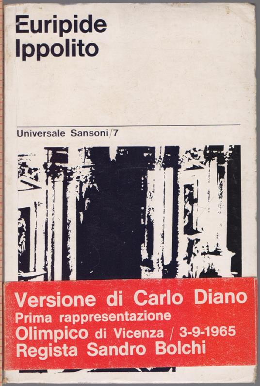 Ippolito di Euripide - Euripide - copertina