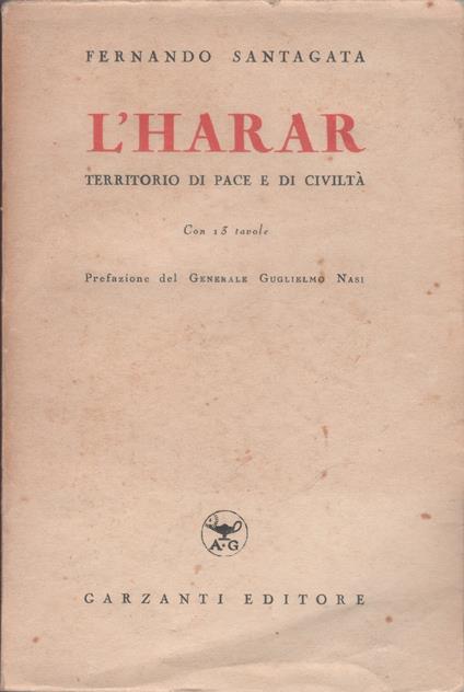 L' Harar territorio di pace e di civiltà Forniture assortite - Fernando Santagata - Fernando Santagata - copertina