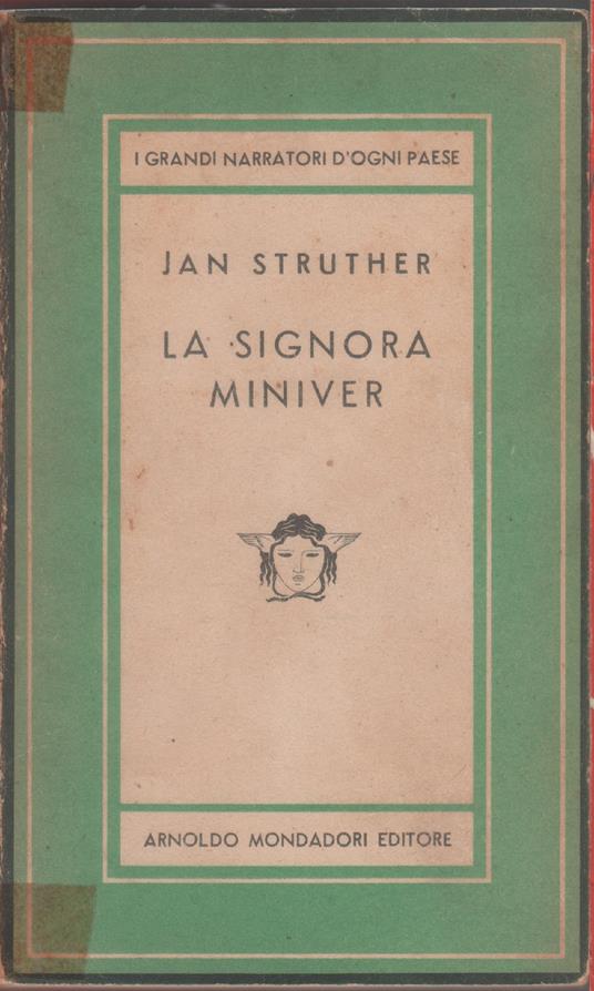 La signora Miniver -Jan Struther - Jan Struther,Jan Struther - copertina