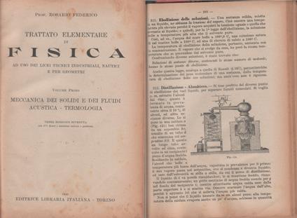 Trattato elementare di fisica. Vol I - Rosario Federico - Federico Rosario - copertina