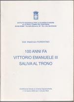 100 anni fa Vittorio Emanuele III saliva al trono