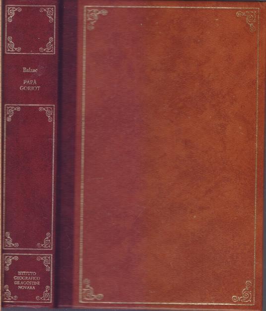 Papà Goriot e un tenebroso affare - Honorè de Balzac - Honoré de Balzac - copertina