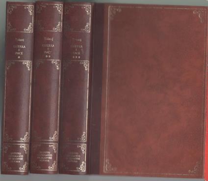 Guerra e pace. Tre volumi - Leone Tolstoj - Lev Tolstoj - copertina