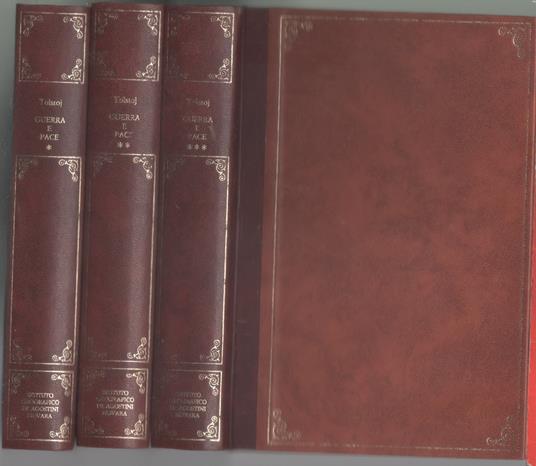 Guerra e pace. Tre volumi - Leone Tolstoj - Lev Tolstoj - copertina