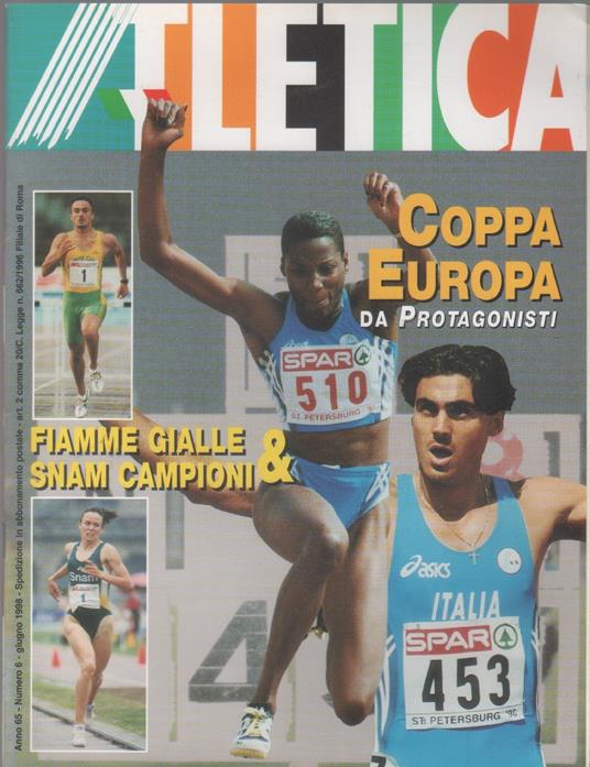Atletica. Rivista. 1998 n. 6 - copertina