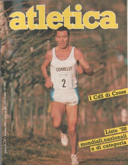 Atletica. Rivista. 1989 n. 1 - copertina