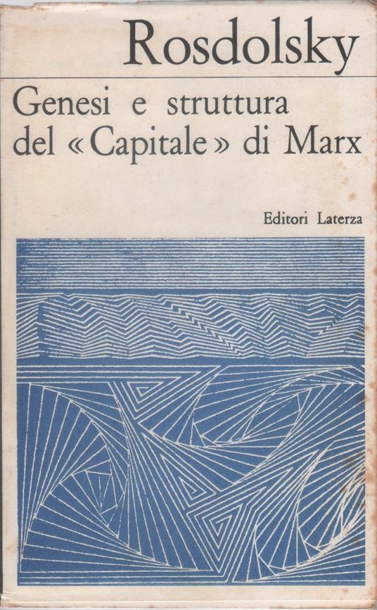 Genesi e struttura del "Capitale" di Marx - Roman Rosdolsky - Roman Rosdolsky - copertina