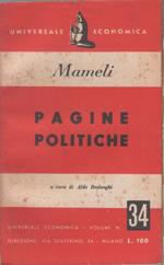 Pagine politiche - Goffredo Mameli