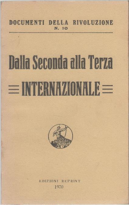 Dalla Seconda alla Terza Internazionale - copertina