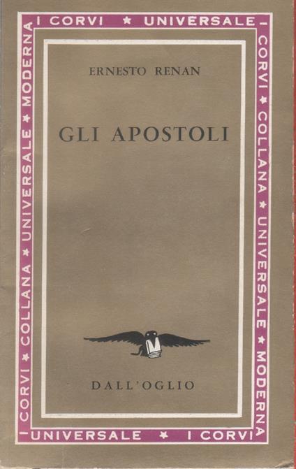 Gli apostoli - Ernesto Renan - Ernest Renan - copertina