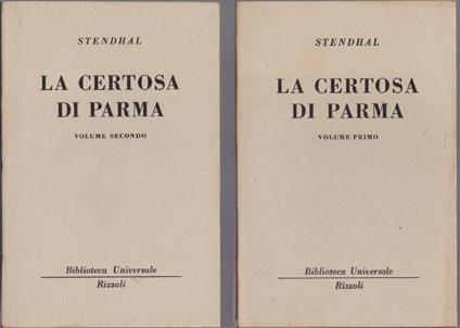 La Certosa di Parma .2 vol. ( 537-542 B.U.R.) - Stendhal - Stendhal - copertina