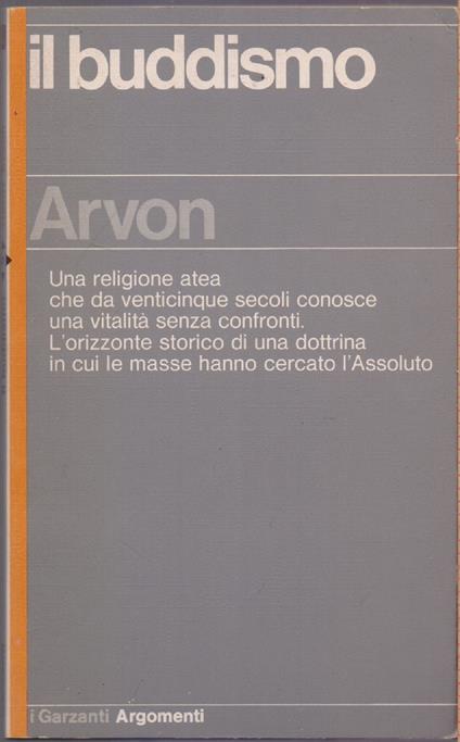 Il Buddismo - Henri Arvon - Henri Arvon - copertina