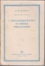 I socialdemocratici di destra d'oggigiorno - Otto V Kuusinen