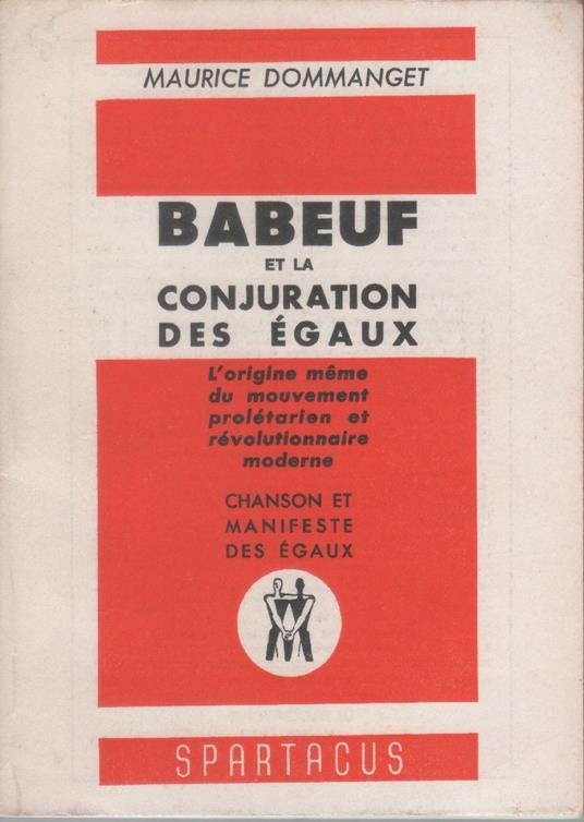 Babeuf et la conjuration des égaux - copertina