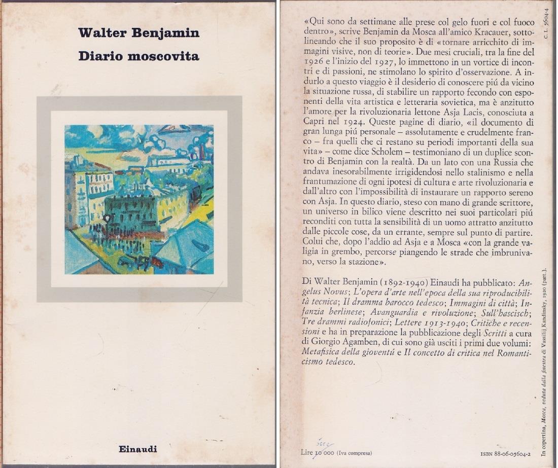Diario moscovita - Walter Benjamin