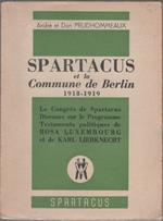 Spartacus et la Commune de Berlin 1918-1919