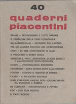 [Copia]Quaderni piacentini, n. 40 . aprile 1970. anno IX